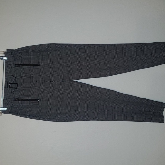 Guess Pants Alexa Belted Ankle Length Trousers High - Picture 4 of 11